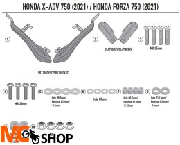 GIVI STELAŻ KUFRA CENTRALNEGO HONDA X-ADV 750 (21)