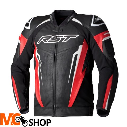 RST KURTKA SKÓRZANA TRACTECH EVO 5 RED/BLACK/WHITE