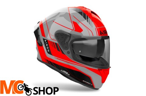 AIROH KASK INTEGRALNY SPARK 2 CHRONO ORANGE GLOSS