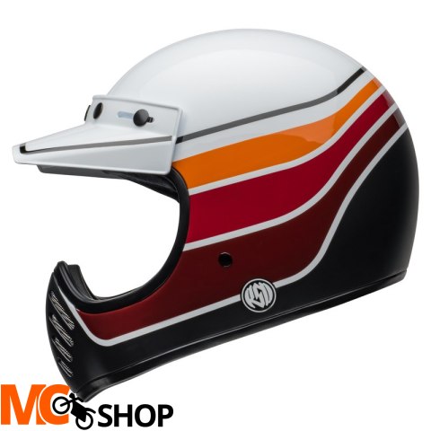 BELL KASK INTEGRALNY MOTO-3 ECE6 RSD BL SA/GL WH/B
