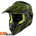 GIVI KASK CROSS 60.1 FRESH CZARNY/ZIELONY/ŻÓŁTY