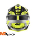 GIVI KASK CROSS 60.1 FRESH ECE SZARY/CZAR/ŻÓŁT MAT