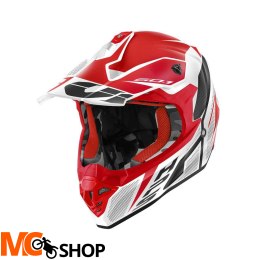 GIVI KASK CROSS 60.1 INVERT BIAŁY/CZERWONY/CZARNY