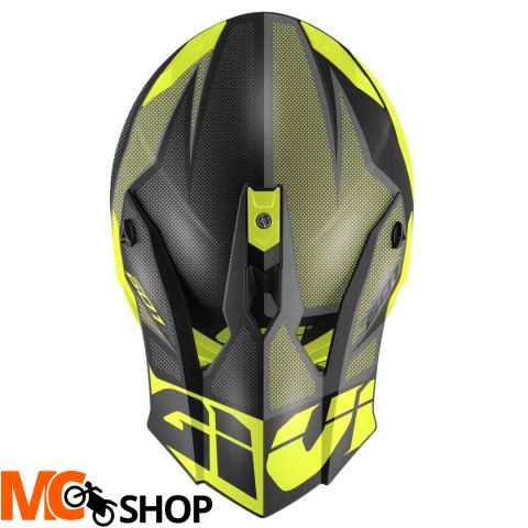 GIVI KASK CROSS 60.1 INVERT CZARNY/TYTAN/ ŻÓŁT MAT