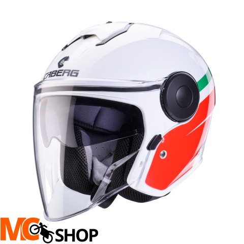 CABERG KASK JET Z BLENDĄ SOHO ZEPHYR BIAŁY/ZI/CZE