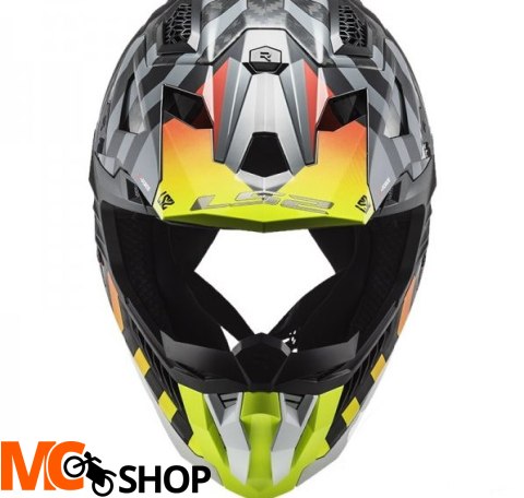 LS2 KASK CROSS MX703 C X-FORCE BARRIER YEL. RED-06