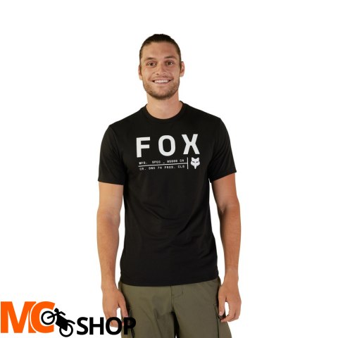 FOX T-SHIRT NON STOP TECH BLACK
