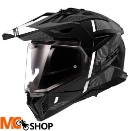 LS2 KASK ADVENTURE MX702 PIONEER II HILL MAT BL WH