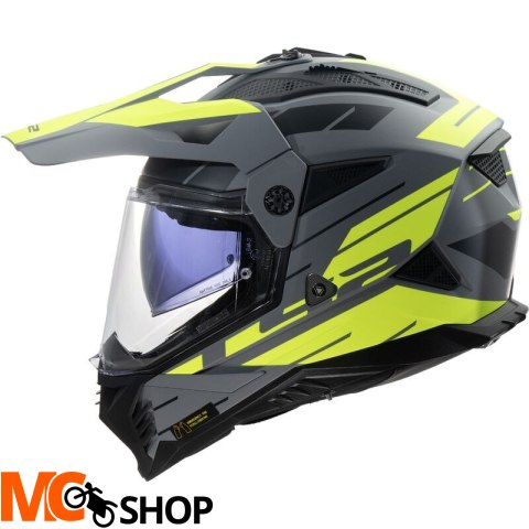 LS2 KASK ADVENTURE MX702 PIONEER II NAM M GR H-V Y