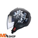 CABERG KASK JET BLENDA RIVIERA V4X MIA CZ MAT/BI/S