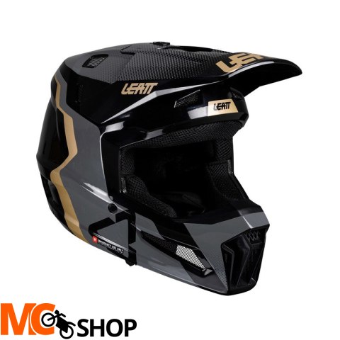 LEATT KASK Z GOGLAMI JUNIOR KIT MOTO 3.5 V25 BLACK