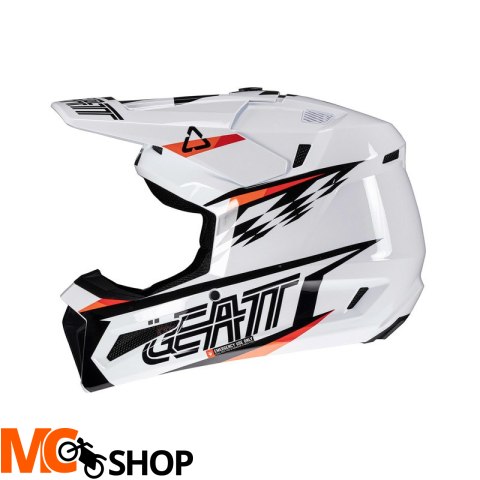 LEATT KASK Z GOGLAMI JUNIOR KIT MOTO 3.5 V25 WHITE