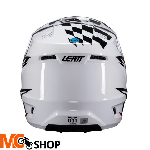 LEATT KASK Z GOGLAMI JUNIOR KIT MOTO 3.5 V25 WHITE
