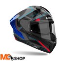 AIROH KASK INTEGRALNY MATRYX ROCKET BLUE/RED GLOSS