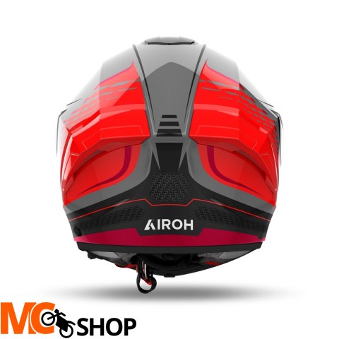 AIROH KASK INTEGRALNY MATRYX ROCKET RED GLOSS