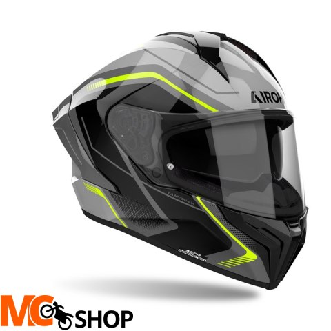 AIROH KASK INTEGRALNY MATRYX WIDE YELLOW GLOSS