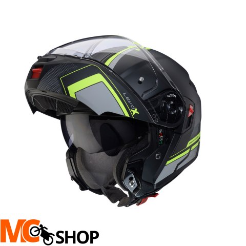 CABERG KASK SZCZ FLIP-UP LEVO X ELITE CZ MAT/SZ/ZÓ