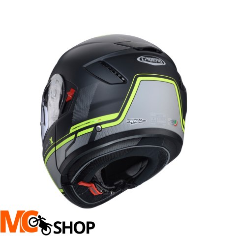 CABERG KASK SZCZ FLIP-UP LEVO X ELITE CZ MAT/SZ/ZÓ