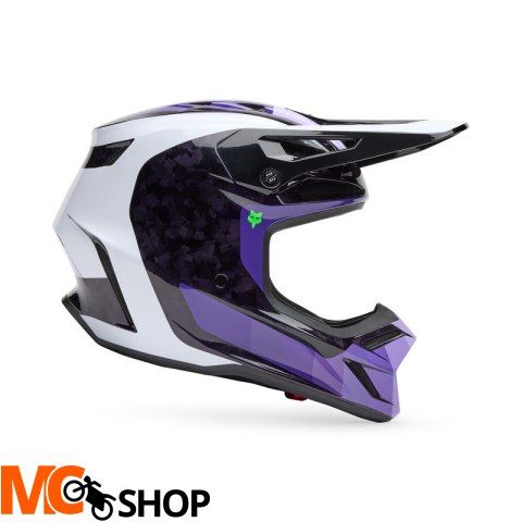 FOX KASK OFF-ROAD V3 RS GRID BLACK/PURPLE