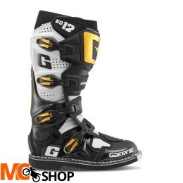 GAERNE BUTY CROSS/ENDURO SG-12 LUXE CZARNY/BIA/ZŁO