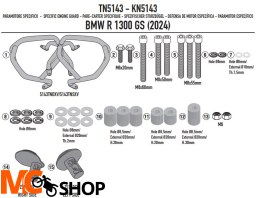 KAPPA GMOLE OSŁONY SILNIKA (GÓRNE) BMW R 1300 GS'