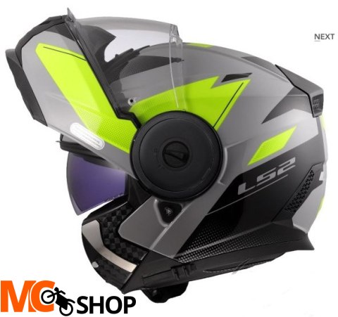 LS2 KASK MODUŁOWY FF902 SCOPE II DURIA GREY H-V S+