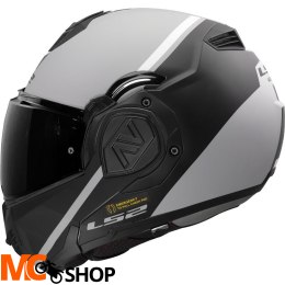 LS2 KASK SYSTEMOWY FF906 ADVANT SWIPE GREY BLACK