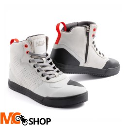 REBELHORN BUTY MOTO SKÓRZANE SPIKE GREY/BLA SOLE
