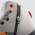 REBELHORN BUTY MOTO SKÓRZANE SPIKE GREY/BLA SOLE
