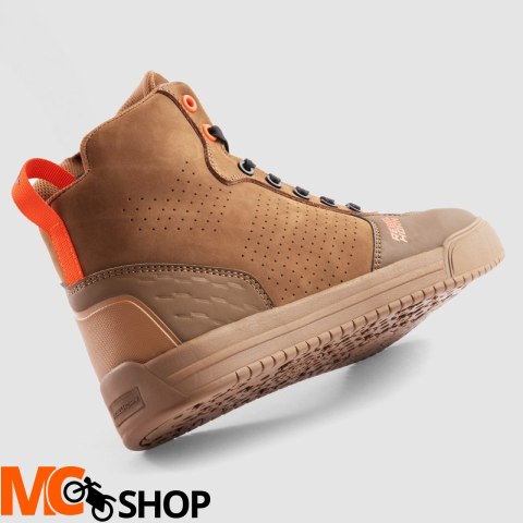 REBELHORN BUTY MOTOCYKLOWE SKÓRZANE SPIKE BROWN