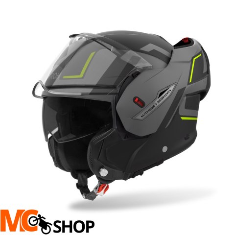 AIROH KASK SYSTEMOWY MATHISSE II GENIUS YELLOW MAT