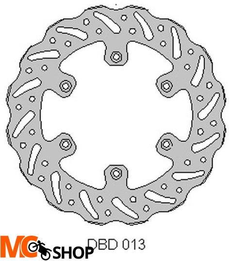 DELTA BRAKING ONL_DBD013G TARCZA HAMU TYŁ KAWASAKI