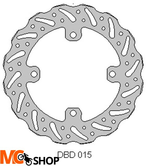DELTA BRAKING ONL_DBD015G TARCZA HAMU TYŁ KAWASAKI