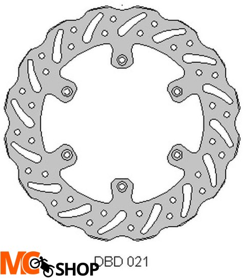 DELTA BRAKING ONL_DBD021G TARCZA HAM PRZÓD SUZUKI