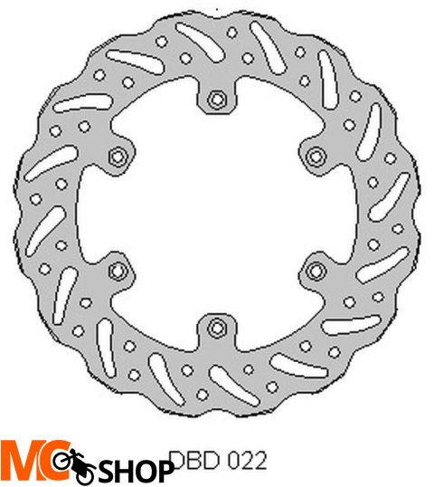 DELTA BRAKING ONL_DBD022G TARCZA HAMULC TYŁ SUZUKI