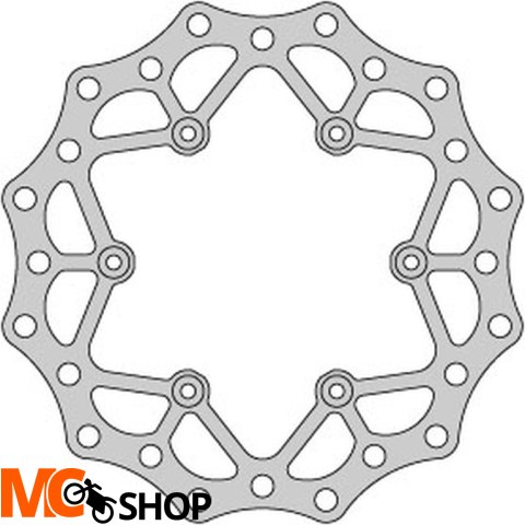 DELTA BRAKING ONL_DBD029D TARCZA HAM TYŁ YAMAHA YZ