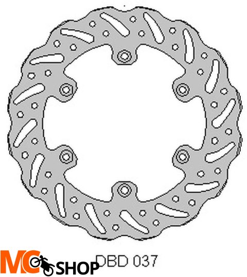 DELTA BRAKING ONL_DBD037G TARCZA HAMULCOWA TYŁ KTM