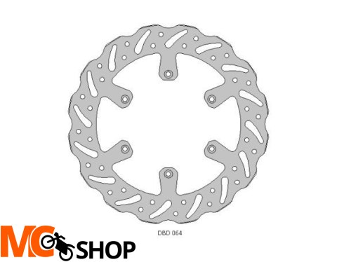 DELTA BRAKING ONL_DBD064G TARCZA HAMULCOWA PRZÓD