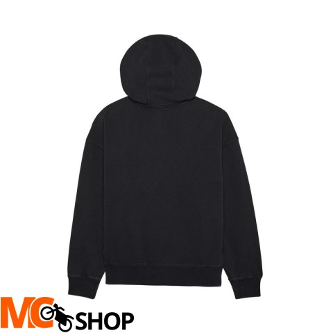 FOX BLUZA KAPTUR WORDMARK OVERSIZED FLEECE P BLACK