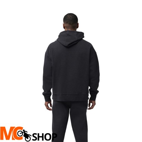 FOX BLUZA KAPTUR WORDMARK OVERSIZED FLEECE P BLACK