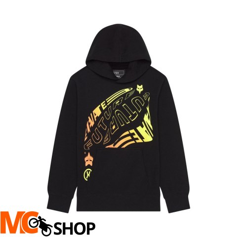 FOX BLUZA Z KAPTUREM JUNIOR ELEVATED FLEECE BLACK
