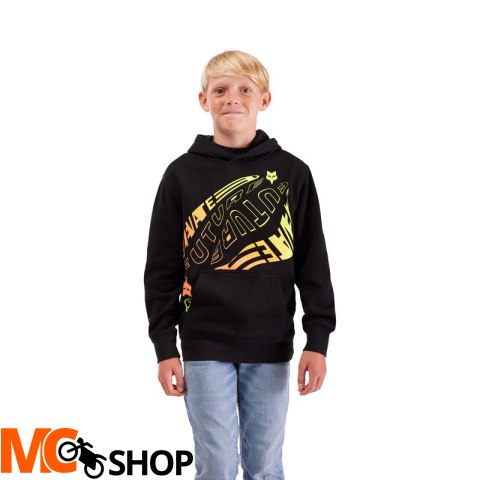 FOX BLUZA Z KAPTUREM JUNIOR ELEVATED FLEECE BLACK