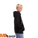FOX BLUZA Z KAPTUREM JUNIOR ELEVATED FLEECE BLACK