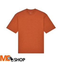 FOX T-SHIRT WORDMARK OVERSIZED CHOCOLATE