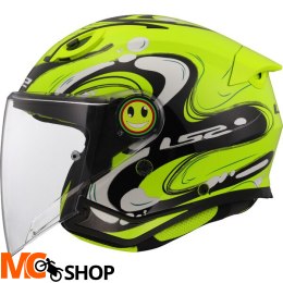 LS2 KASK OTWARTY JUNIOR OF622 FUNNY II GLUP YELLOW