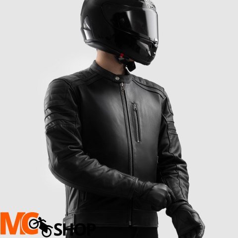 OZONE KURTKA MOTOCYKLOWA SKÓRZANA COLT BLACK