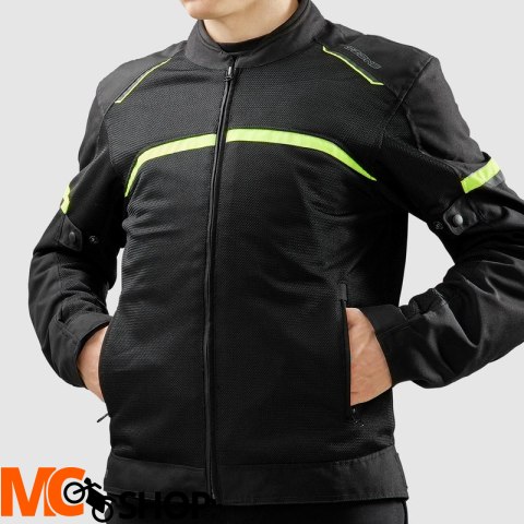 OZONE KURTKA TEKSTYLNA NEO AIR BLACK/FLO YELLOW
