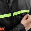 OZONE KURTKA TEKSTYLNA NEO BLACK/FLO YELLOW