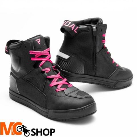 REBELHORN BUTY MOTOCYKL VANDAL II LADY BLACK/PINK