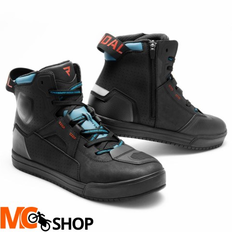 REBELHORN BUTY MOTOCYKLOWE VANDAL II BLACK/BLUE/RE